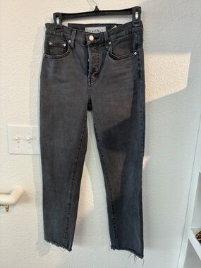 Frank & Eileen Straight-Leg Jeans in Washed Black